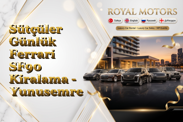 Sütçüler Günlük Ferrari SF90 Kiralama - Yunusemre