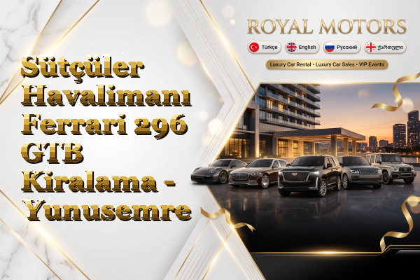 Sütçüler Havalimanı Ferrari 296 GTB Kiralama - Yunusemre