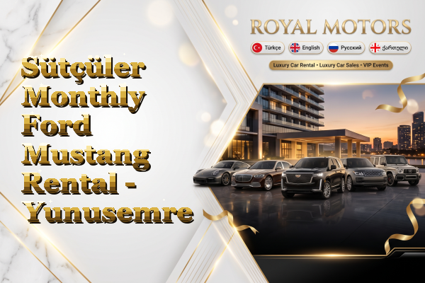Sütçüler Monthly Ford Mustang Rental - Yunusemre