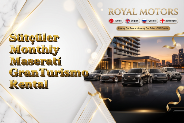 Sütçüler Monthly Maserati GranTurismo Rental