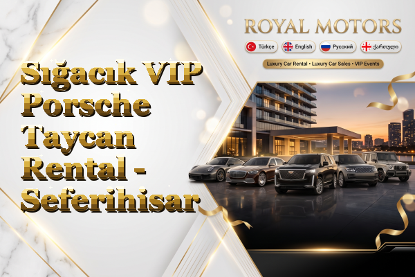 Sığacık VIP Porsche Taycan Rental - Seferihisar