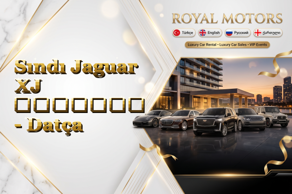 Sındı Jaguar XJ გაყიდვა - Datça