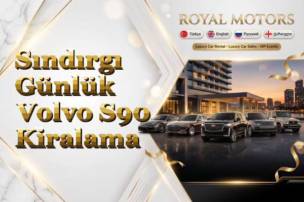 Sındırgı Günlük Volvo S90 Kiralama