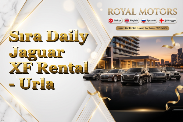 Sıra Daily Jaguar XF Rental - Urla