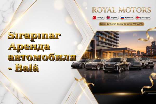 Sırapınar Аренда автомобиля - Balâ