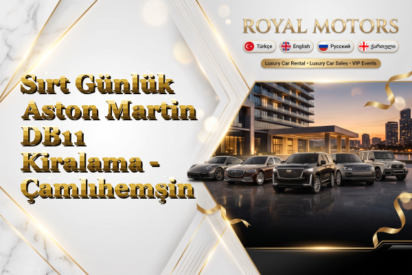 Sırt Günlük Aston Martin DB11 Kiralama - Çamlıhemşin
