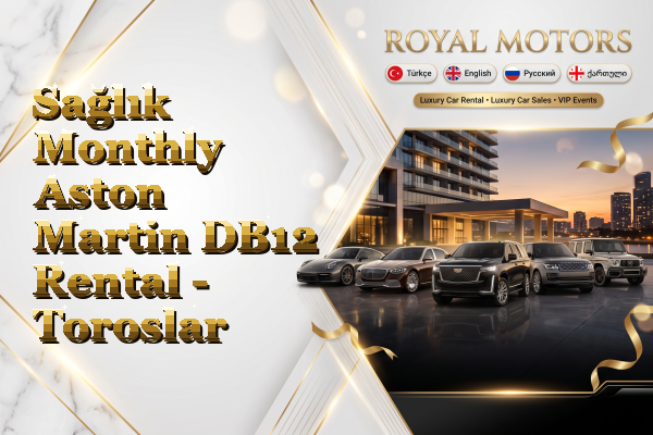 Sağlık Monthly Aston Martin DB12 Rental - Toroslar