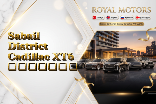 Sabail District Cadillac XT6 გაყიდვა