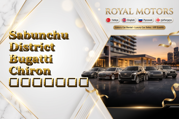 Sabunchu District Bugatti Chiron გაყიდვა