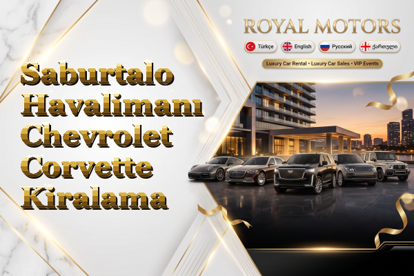 Saburtalo Havalimanı Chevrolet Corvette Kiralama