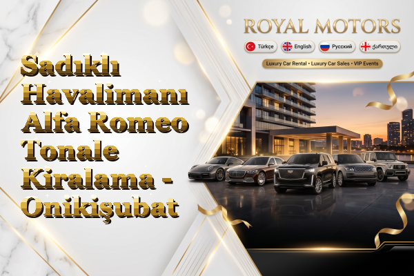 Sadıklı Havalimanı Alfa Romeo Tonale Kiralama - Onikişubat