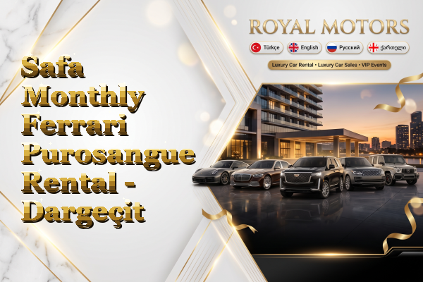 Safa Monthly Ferrari Purosangue Rental - Dargeçit