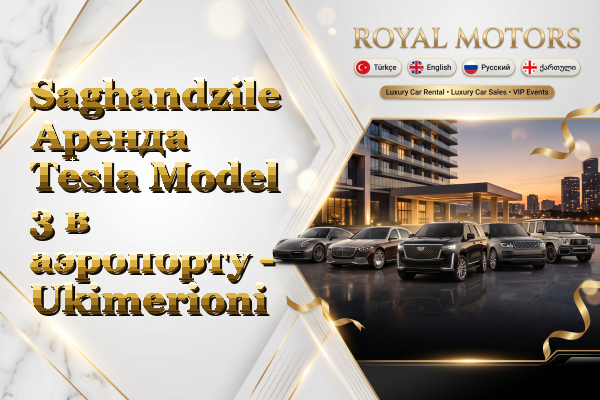 Saghandzile Аренда Tesla Model 3 в аэропорту - Ukimerioni