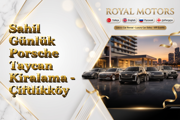 Sahil Günlük Porsche Taycan Kiralama - Çiftlikköy