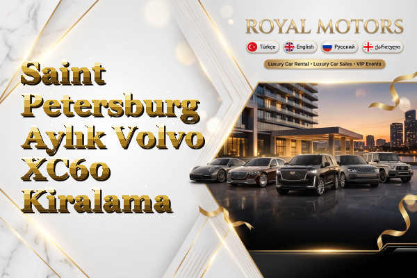 Saint Petersburg Aylık Volvo XC60 Kiralama