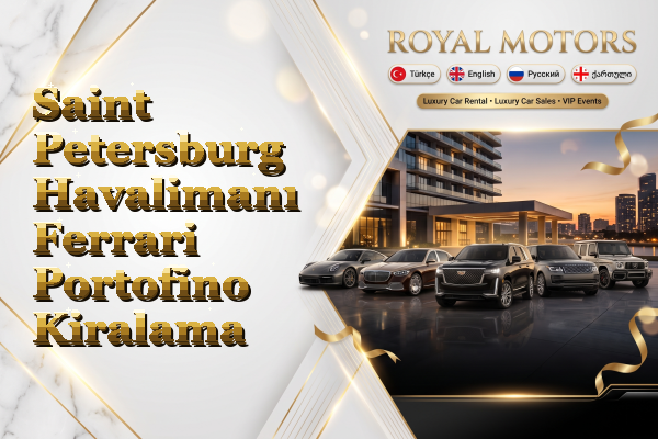 Saint Petersburg Havalimanı Ferrari Portofino Kiralama