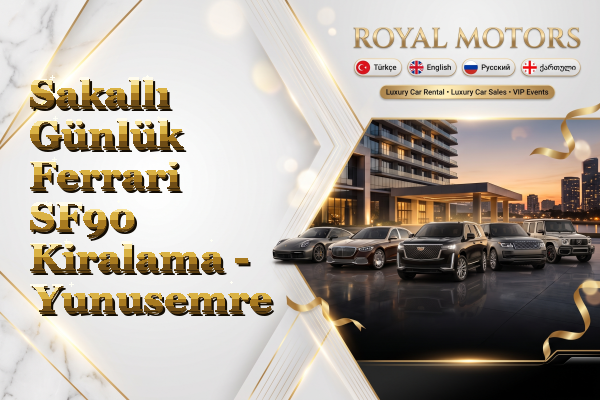 Sakallı Günlük Ferrari SF90 Kiralama - Yunusemre