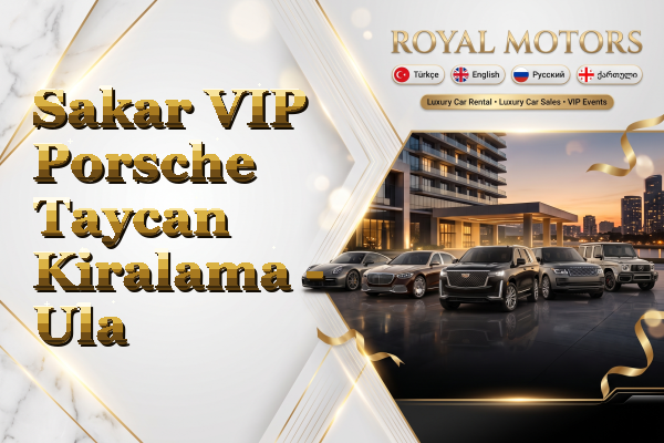 Sakar VIP Porsche Taycan Kiralama - Ula