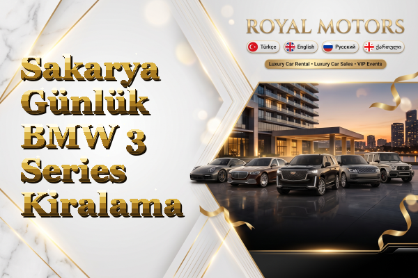 Sakarya Günlük BMW 3 Series Kiralama
