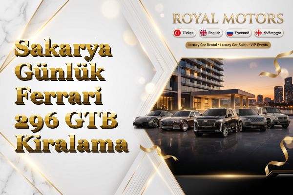 Sakarya Günlük Ferrari 296 GTB Kiralama