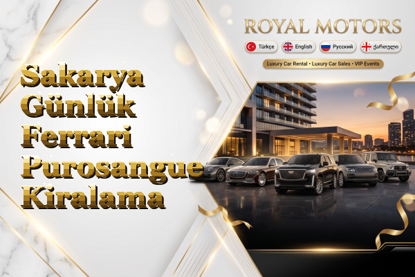 Sakarya Günlük Ferrari Purosangue Kiralama