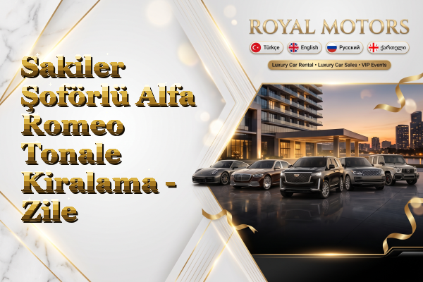 Sakiler Şoförlü Alfa Romeo Tonale Kiralama - Zile