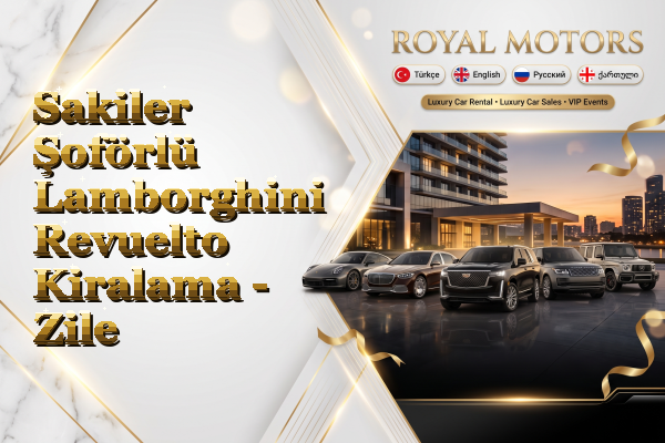 Sakiler Şoförlü Lamborghini Revuelto Kiralama - Zile