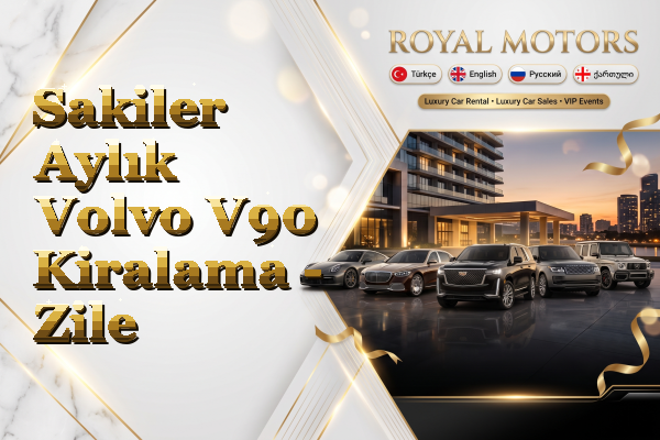 Sakiler Aylık Volvo V90 Kiralama - Zile