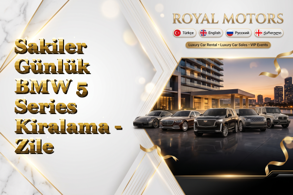 Sakiler Günlük BMW 5 Series Kiralama - Zile
