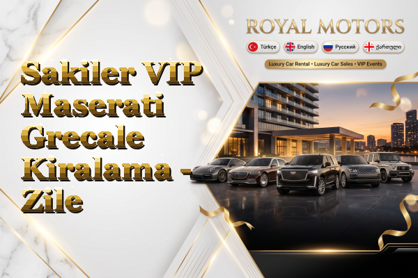 Sakiler VIP Maserati Grecale Kiralama - Zile