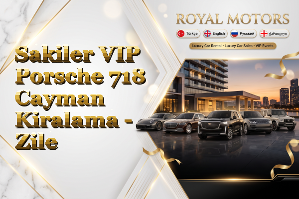 Sakiler VIP Porsche 718 Cayman Kiralama - Zile