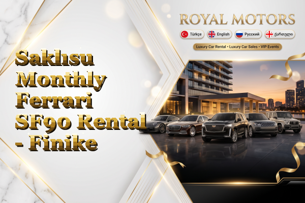 Saklısu Monthly Ferrari SF90 Rental - Finike