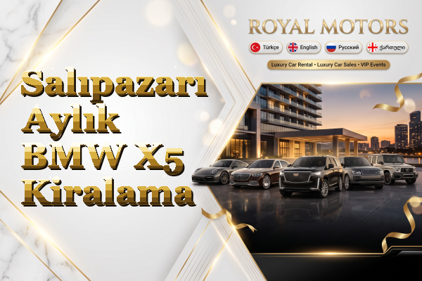 Salıpazarı Aylık BMW X5 Kiralama