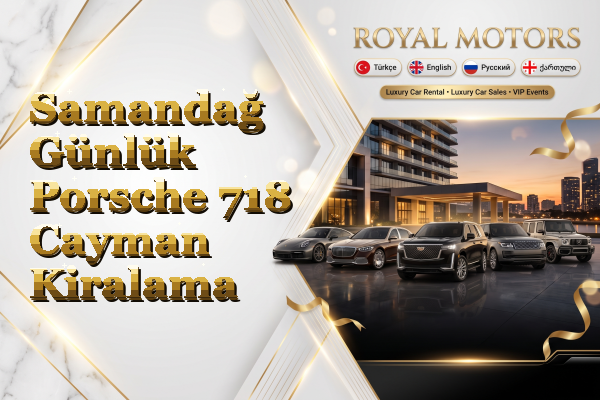 Samandağ Günlük Porsche 718 Cayman Kiralama