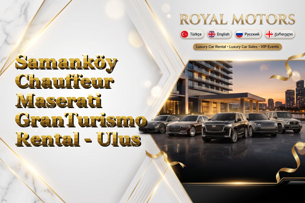 Samanköy Chauffeur Maserati GranTurismo Rental - Ulus