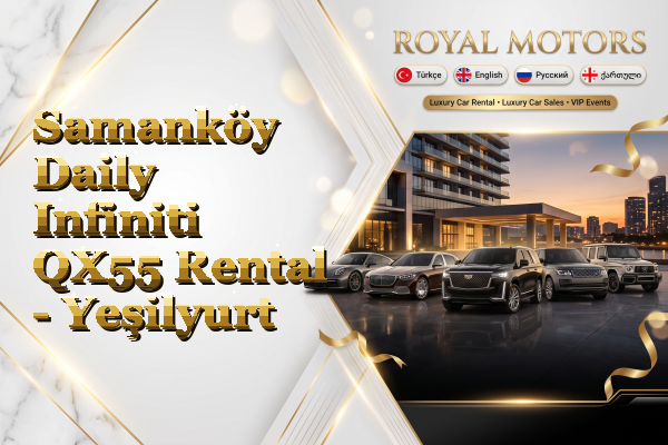 Samanköy Daily Infiniti QX55 Rental - Yeşilyurt