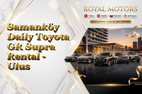Samanköy Daily Toyota GR Supra Rental - Ulus