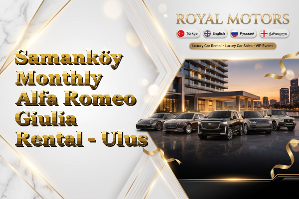 Samanköy Monthly Alfa Romeo Giulia Rental - Ulus