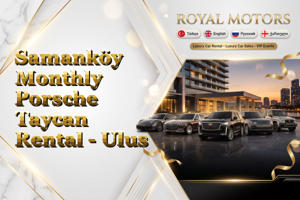 Samanköy Monthly Porsche Taycan Rental - Ulus