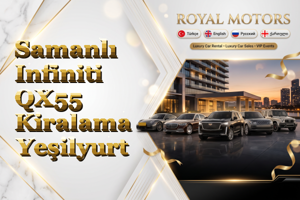 Samanlı Infiniti QX55 Kiralama - Yeşilyurt