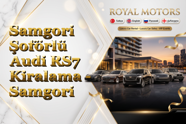 Samgori Şoförlü Audi RS7 Kiralama - Samgori