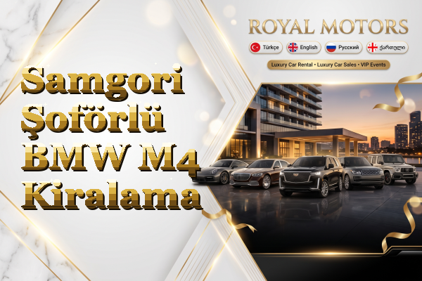 Samgori Şoförlü BMW M4 Kiralama