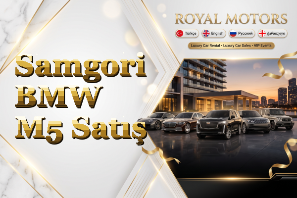Samgori BMW M5 Satış
