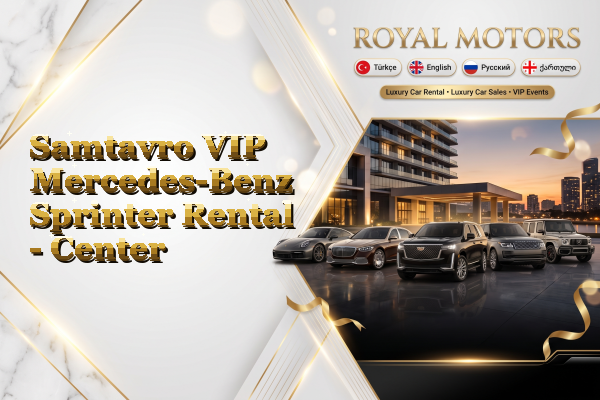 Samtavro VIP Mercedes-Benz Sprinter Rental - Center