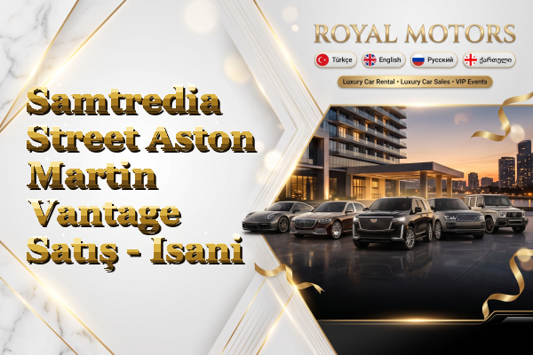 Samtredia Street Aston Martin Vantage Satış - Isani