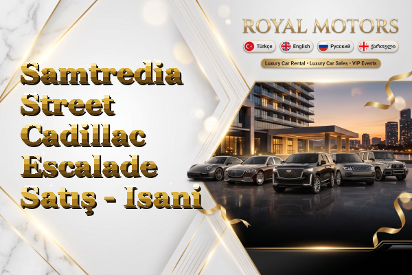 Samtredia Street Cadillac Escalade Satış - Isani