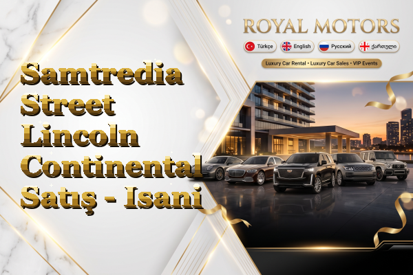 Samtredia Street Lincoln Continental Satış - Isani