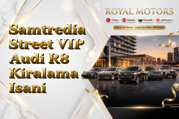 Samtredia Street VIP Audi R8 Kiralama - Isani