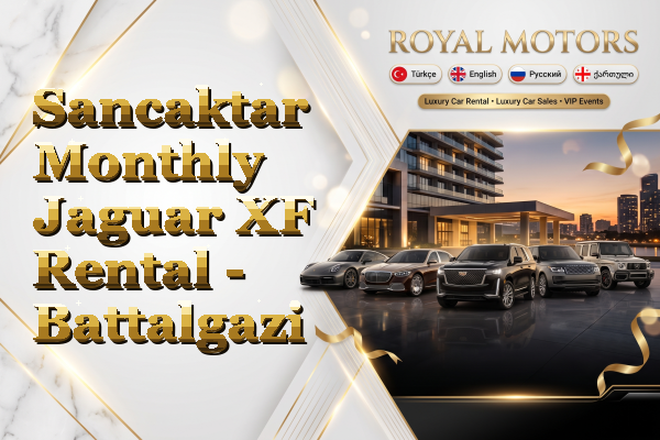 Sancaktar Monthly Jaguar XF Rental - Battalgazi