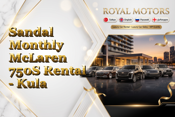 Sandal Monthly McLaren 750S Rental - Kula